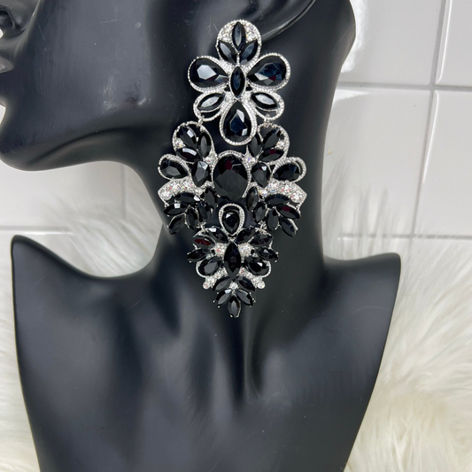 Glistening Glamour (Black)(Clip-ons)