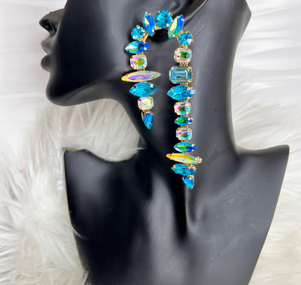 U-Turn earrings in teal