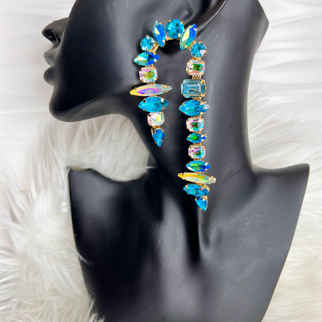 U-Turn earrings in teal
