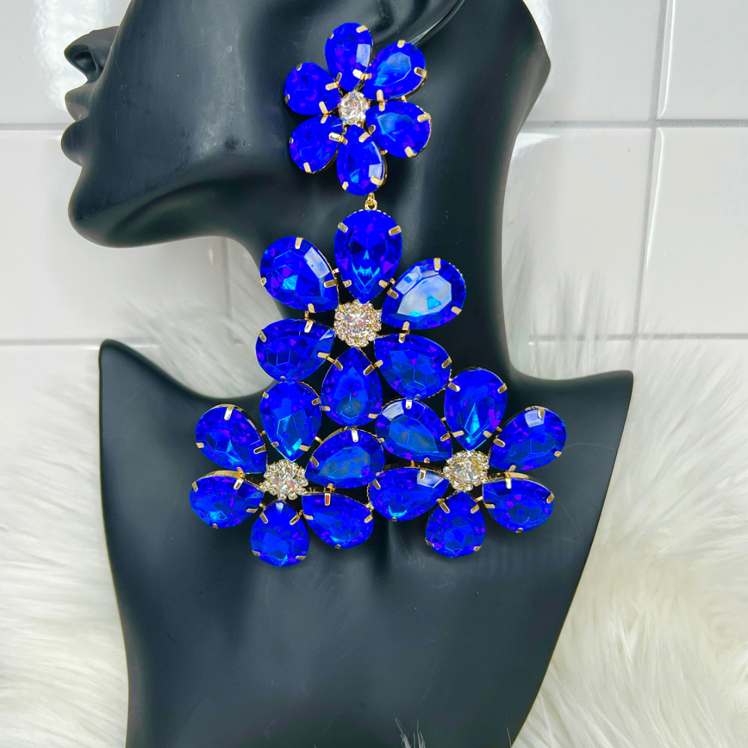 The Flower that Bloomed (Blue)(Clip-ons)