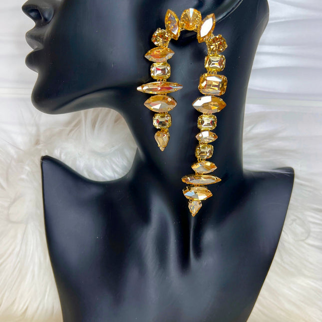 U-Turn earrings in gold