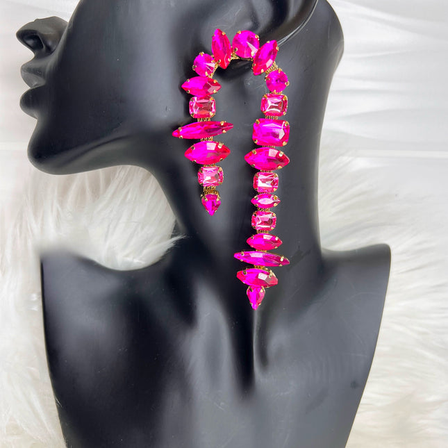 U-Turn earrings in pink