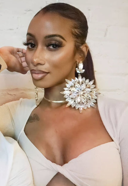 Our earring lover wearing Stunna!