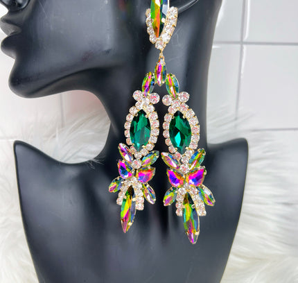 Tri-Star Drops(Multi)(Clip-Ons)