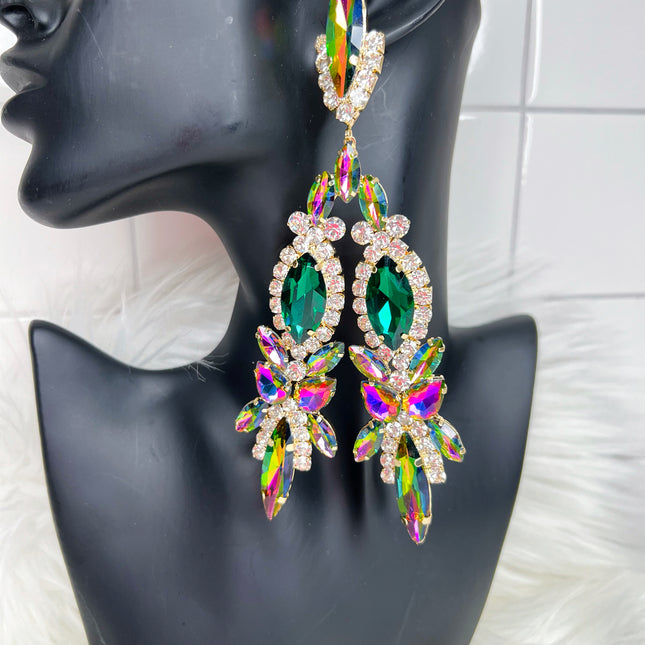 Tri-Star Drops(Multi)(Clip-Ons)