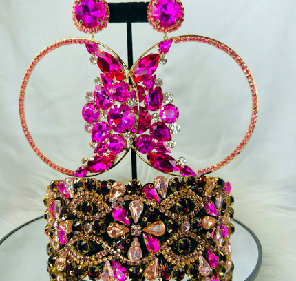 Bling Hoop Bundle (Pink)